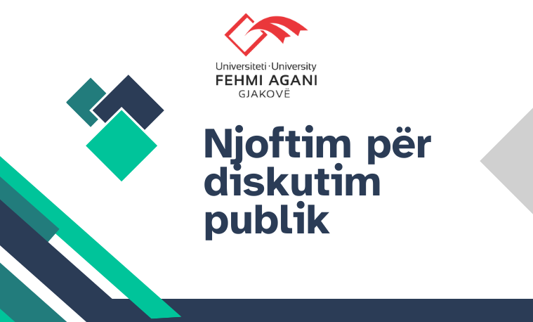 Njoftim për diskutim publik